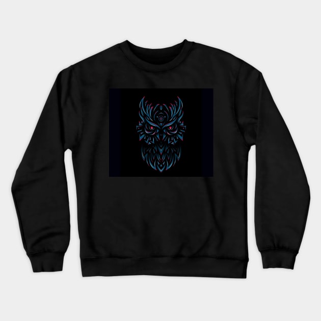 Night owl Crewneck Sweatshirt by daghlashassan